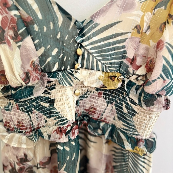 Walter Baker Arabella Tiered Spaghetti Strap Midi Dress size XS - Picture 6 of 14